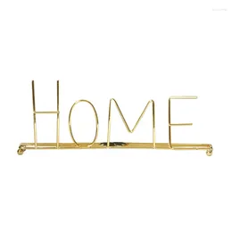 Decorative Figurines Modern Home Sign Metal Freestanding Letters Word Signs For Decoration Props