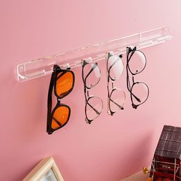 Acrylic Eyeglasses Holder Wall Mounted Sunglasses Organiser Storage Eyeglasses Display Rack Hanger Wall Decoration