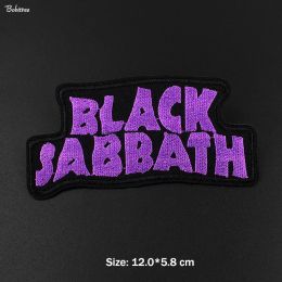 Metal Rock Band Patches Embroidered Ironing Badge Applique for Jacket Jeans Stickers Clothes Decoration