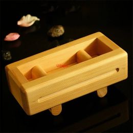 wooden white sushi mould Special flat wooden roller shutter sushi tools Bamboo rice pressing mould mat bento sushi maker