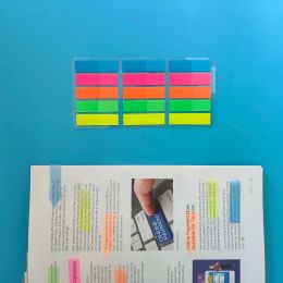 300 Pcs Index Tabs Self Adhesive Page Markers Transparent Waterproof Sticky Books Notes Classify Files Flags Planner Stickers