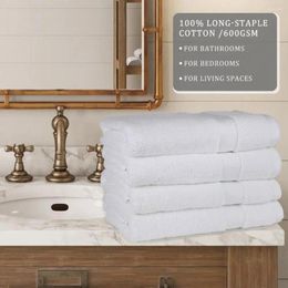 Towel Solid Colour Bath Luxurious Cotton Towels Set Highly Absorbent Super Soft Quick Drying Bathroom For Skin-friendly
