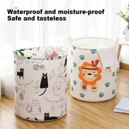 Laundry Bags Durable Clothes Storage Basket Folding Breathable Chicken Cow Print Thickened Household Products