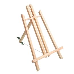 MOTARRO 1Pcs Natural Wood Easel Frame Tripod Display Holder Wedding Table Name Card Stand Children Painting Display Craft