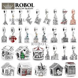 Fit Pandora Charm Bracelet 925 Sterling Silver Dangle Charms A Variety of Options Classic All-match whole box Beads Pendant Be306U
