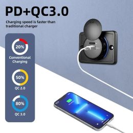 Quick Charge 3.0 Dual USB & PD Type-C Charger Socket Waterproof 12V/24V USB Outlet QC3.0 Fast Charger Socket Car Charger Adapter