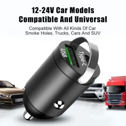 100W Car Charger Lighter for iPhone QC3.0 PD30W USB Type C Fast Charging Car Phone Charger for Mi Samsung Huawei Power Adapter