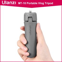 Tripods Ulanzi MT10 Portable Vlog Tripod Mini Tripod Gimbal Base for Osmo Mobile 2 3 4 Vlog Tripod for Smartphone DSLR SLR Camera