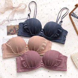 the Latest Design Adjustable Straps Womens Bra a Variety of Ways to Wear Comfortably No Steel Ring Push-up