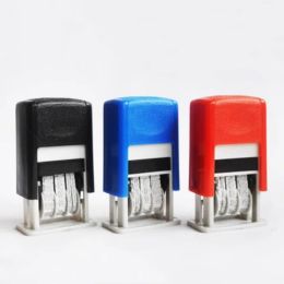 Reusable Practical DIY Hand Account Date Stamps ABS Adjustable Universal Office Supplies Self-Inking Tool for Student