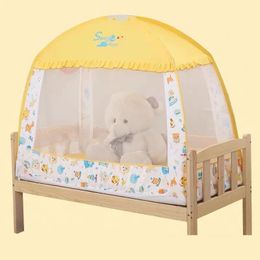 EGW Summer Mosquito net BOLE BEZ PROATA EAMATE ANTIMOSQUITO 70130130 SAFTY Netting Antifall Cartoon Yellow 240407