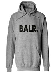 2018 New Fashion Men hoodie BALR letter Printed Hoodies with Hat Hip Hop Man Hooded Sweatshirts Casual Pullover male coat1188250