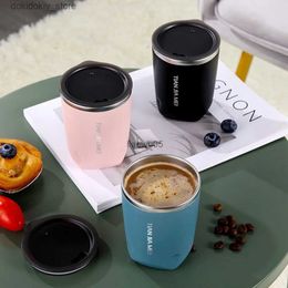 Mugs Mus Coffee Mus 304 Stainless Steel Drinkin Cup Tea Coffee Water Cup Vacuum Insulated Travel Mu Car Mu Household Office Mu 300mlL2402 L49