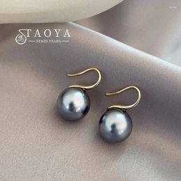 Dangle Earrings Premium Grey Pearl High Heels Shaped 2024 Fashion Jewellery Party Women's Gentle Temperament Accessories Simple