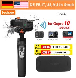 Chargers Hohem Isteady Pro 4 3axis Gimbal Action Camera Handheld Stabiliser Antishake Wireless Control for Gopro Hero 10 Osmo Insta360