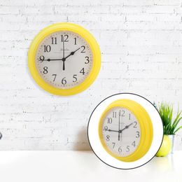 Wall Clocks Decor 9 Inch Clock Operated For Living Room Plastic