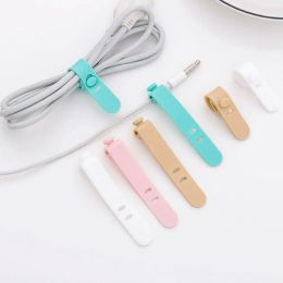 Charing Wires Organiser Simple 6 Cm Cable Tie Holder Phone Accessories Cable Cords Wires Winder Portable Silicone Soft 4 Packs