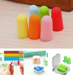 50 Pairs Health Separate boxes Soft Foam Noise Reducer Ear Plugs Travel Sleep Noise Prevention Earplugs Noise Reduction For Travel2454838