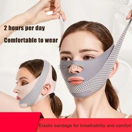 Face Massager V Face-Lift With Sleep Face Shaper Facial Slimming Chin Bandage Shape Thining Face Band Massage Relaxation Lift Reduce Doub U9V6 240409