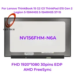 Screen 15.6" IPS Laptop LCD Screen NV156FHMN6A For Lenovo ThinkBook 15 G2 G3 ThinkPad E15 Gen 2 Legion 515IMH05 515ARH05 S715 30pin