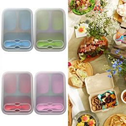 Dinnerware Portable Microwavable Leakproof For Students Office Workers Containers Lunch Box Folding Bento Kids