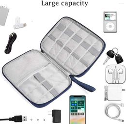 Storage Bags Home Travel Portable Organisation Bag Cable Organiser Headset Charging Treasure Box