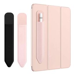 Adhesive Tablet Touch Pen Pouch Bags Sleeve Case Bag Holder Pencil Cases forApple Pencil 2 1 Stick Holder for iPad Pencil Cover