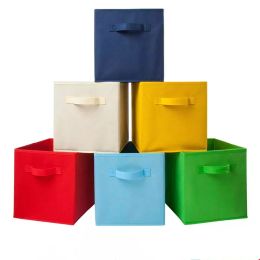 Non-woven fabric Storage Bins,Foldable Fabric Storage Cubes And Cloth Storage Organizer Drawer For Closet And Toys Storage