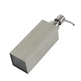 Liquid Soap Dispenser Hand Stainless Square Bottle Lotion Container