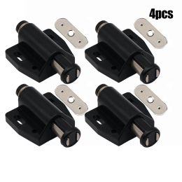 4Pcs Single Magnetic Pressure Push To Open Touch Latch Cabinet Doors Rebound Single Touch Magnet For Home Hardware Accessories