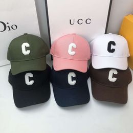 23 New CE High Quality Baseball With C-Letter Embroidery Internet Red Fashion Versatile Sunscreen And Sunshade Duck Tongue Hat