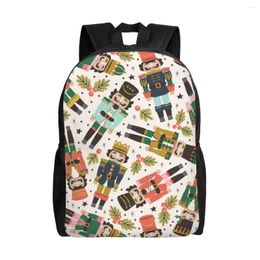 Backpack Nutcrackers Christmas Presents Backpacks For Men Women College School Student Bookbag Fits 15 Inch Laptop Holiday Gift Bags