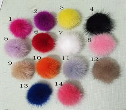 10pcs 2 inch Fur Craft pompon ball pom pom lovely pompoms for Hairpins hair bows clips barrettes ornament accessories GR1019406615