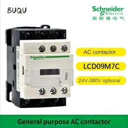 Schneider contactor220v AC Three-pole contactor 3P LC1D09 LC1D12 LC1D18 BC7 F7C M7C Coil Voltage 24v 110V 220V 380V