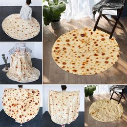 Blankets Pita Flannel Blanket Plush Bedspread Pizza