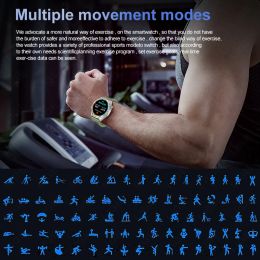 LIGE New Smart Watch Men 360*360 HD Screen Watch Sport Tracker Waterproof Blood oxygen Bluetooth Call SmartWatch For Huawei GT4