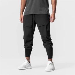 Spring Autumn Ropa Hombre Men Polyester Quick Dry Casual Sport Pants Zipper Pockets Joggers Tactical Fitness Trousers Sweatpants 240329