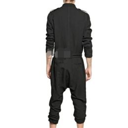 Epilators Men's Casual Jumpsuit Loose Jumpsuit European and American Show Spring and Summer Fashion Hairdresser Jumpsuit