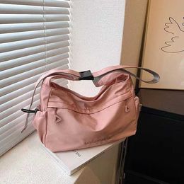 Large Capacity Handbag for Women's Casual Oxford Spinning Tote Bag Niche Fashion Simple Trendy Underarm Bag 240415