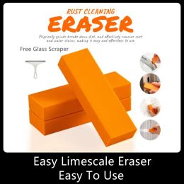 Easy Limescale Eraser Bathroom Glass Rust Remover Rubber Eraser Household Kitchen Cleaning Tools for Pot Scale Rust Brush