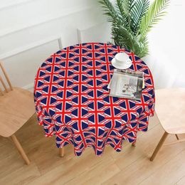 Table Cloth Great British Flag Tablecloth Flags Print Round For Home Picnic Events Party Cover Decoration