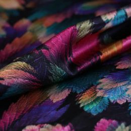 Top Design Digital Printing Elastic Silk Satin Fabric