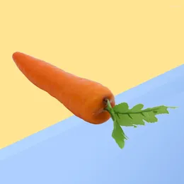 Decorative Flowers 5 Pcs Fake Carrots Simulation Vegetables Decorations Models Accessories Artificial