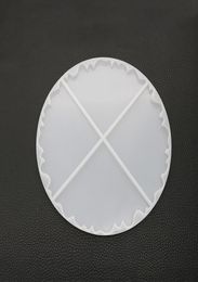 21cm Irregular Wave Coaster Resin Casting Moulds Silicone Epoxy Jewellery Pendant Agate Making Mould Tool ZC27441669156