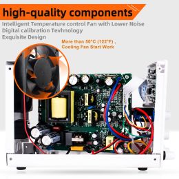 KUAIQU Adjustable DC Lab Power Supply 32V 6A 30V10A Regulated Switching Power Source Repair Phone PCB Electroplating Charging