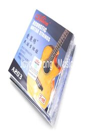 10 Pack Alice A203SL 015 Single Acoustic Guitar Strings 2nd B2 Stainless Steel String3180123