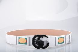 Unisex Genuine Leather Belt with Brass Buckle - Designer Cowhide Waistband in Various Widths 3.8cm Includes Gift