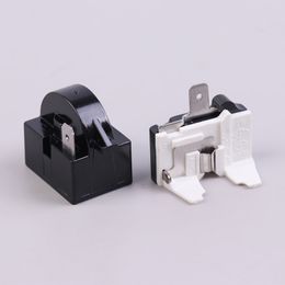 2PCS QP2-4.7 PTC Starter Relay 1 Pin Refrigerator Starter Relay And 6750C-0005P Refrigerator Overload Protector