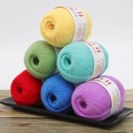 3pcs 50g/ball Cashmere Wool Fine Thread Sweater Scarf Cashmere Cashmere Mink Down Yarn Hand Knitted Four Seasons