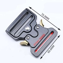 38mm 50mm Tactical Quick Release Belt Buckle Army Combat Training Strap Metal Buckle Sewing Accessories